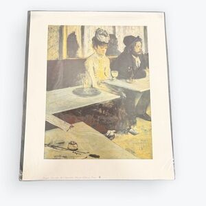 Degas: Au cafe, dit l’Absinthe Art Print
